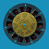 gold foil center reel