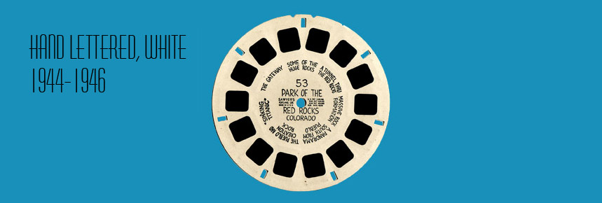 hand lettered white reel